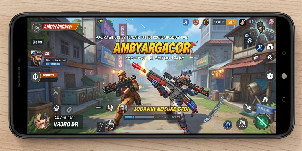 Screenshot tampilan utama AMBYARGACOR yang menunjukkan berbagai fitur Utility.