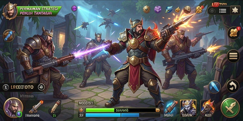 Tampilan gameplay menarik dari LITETOTO dengan strategi yang dinamis.